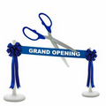 Grand Opening Kit-25" Ceremonial Scissors, Ribbon, Bows, Stanchions